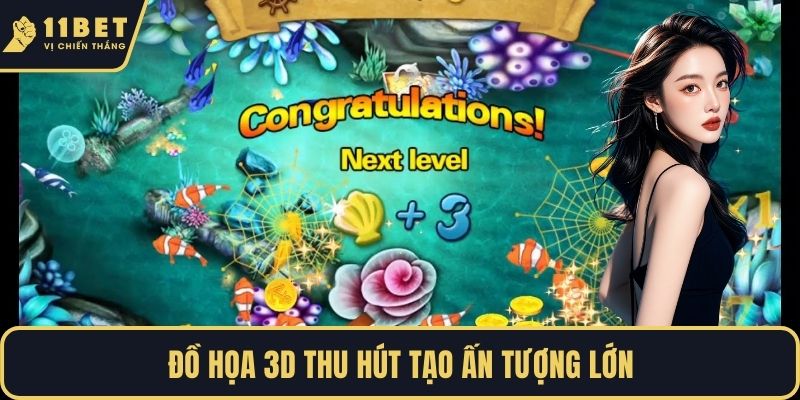 Đồ họa 3D thu hút tạo ấn tượng lớn