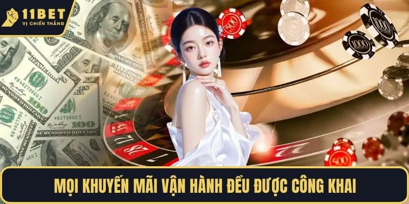 Mọi khuyến mãi vận hành đều được công khai